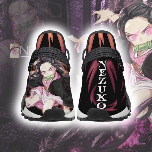 Demon Slayer Shoes Nezuko NMD Shoes Skill Anime Sneakers - 2 - GearAnime