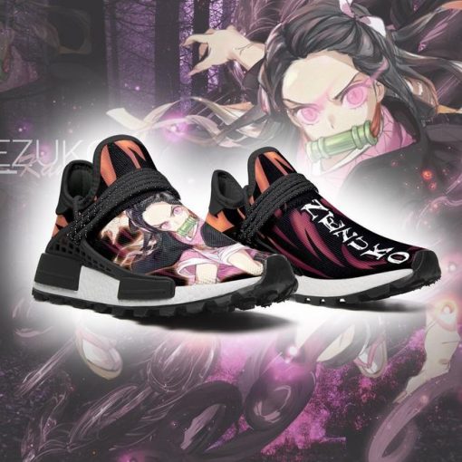 Demon Slayer Shoes Nezuko NMD Shoes Skill Anime Sneakers - 3 - GearAnime