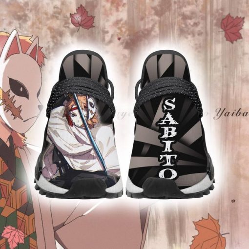 Demon Slayer Shoes Sabito NMD Shoes Custom Skill Anime Sneakers - 2 - GearAnime