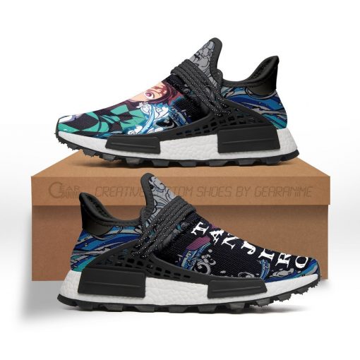 Demon Slayer Shoes Tanjiro NMD Shoes Water Breathing Anime Sneakers - 1 - GearAnime