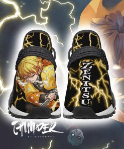 Demon Slayer Shoes Zenitsu NMD Shoes Thunder Breathing Anime Sneakers - 2 - GearAnime