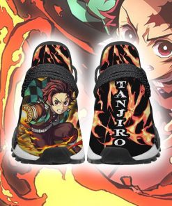 Demon Slayer Tanjiro NMD Shoes Fire Breathing Anime Sneakers - 2 - GearAnime
