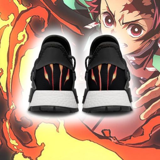 Demon Slayer Tanjiro NMD Shoes Fire Breathing Anime Sneakers - 4 - GearAnime