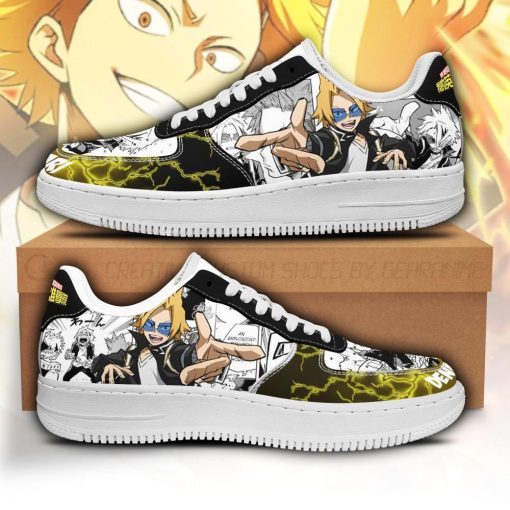 Denki Kaminari Air Force Sneakers My Hero Academia Anime Custom Shoes - 1 - GearAnime