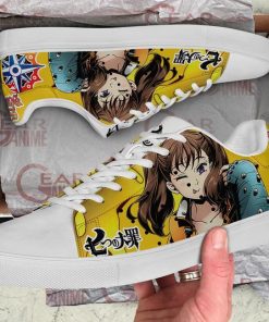 Diane Skate Shoes The Seven Deadly Sins Anime Custom Sneakers PN10 - 2 - GearAnime