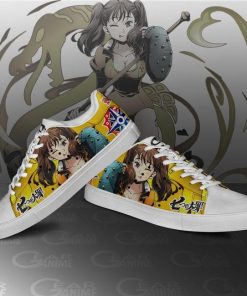 Diane Skate Shoes The Seven Deadly Sins Anime Custom Sneakers PN10 - 3 - GearAnime