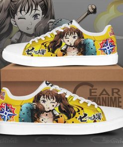 Diane Skate Shoes The Seven Deadly Sins Anime Custom Sneakers PN10 - 1 - GearAnime