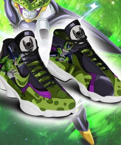 Dragon Ball Cell Jordan 13 Shoes Fighting Custom Anime Sneakers - 4 - GearAnime