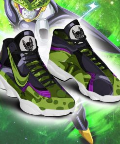 Dragon Ball Cell Jordan 13 Shoes Skill Custom Anime Sneakers - 3 - GearAnime