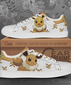 Eevee Skate Shoes Pokemon Custom Anime Shoes PN11 - 1 - GearAnime