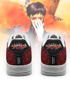 Evangelion Gendo Ikari Air Force Sneakers Neon Genesis Evangelion Shoes - 3 - GearAnime