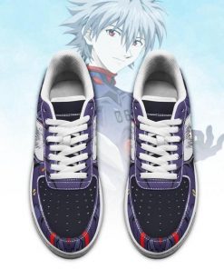 Evangelion Kaworu Nagisa Air Force Sneakers Neon Genesis Evangelion Shoes - 2 - GearAnime