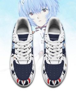 Evangelion Rei Ayanami Air Force Sneakers Neon Genesis Evangelion Shoes - 2 - GearAnime