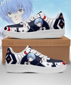 Evangelion Rei Ayanami Air Force Sneakers Neon Genesis Evangelion Shoes - 1 - GearAnime