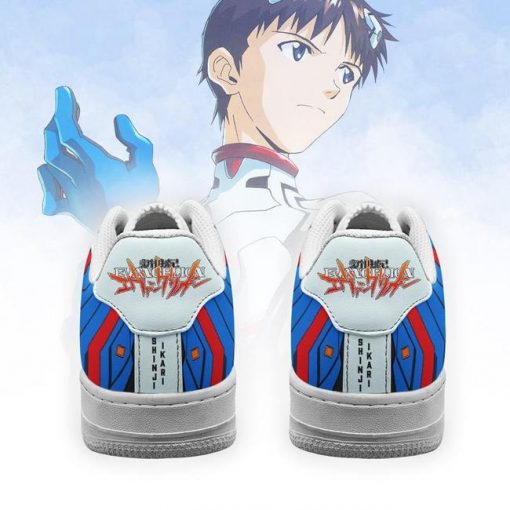 Evangelion Shinji Ikari Air Force Sneakers Neon Genesis Evangelion Shoes - 3 - GearAnime