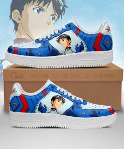 Evangelion Shinji Ikari Air Force Sneakers Neon Genesis Evangelion Shoes - 1 - GearAnime