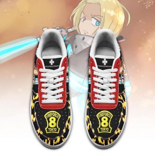 Fire Force Arthur Boyle Air Force Sneakers Costume Anime Shoes - 2 - GearAnime