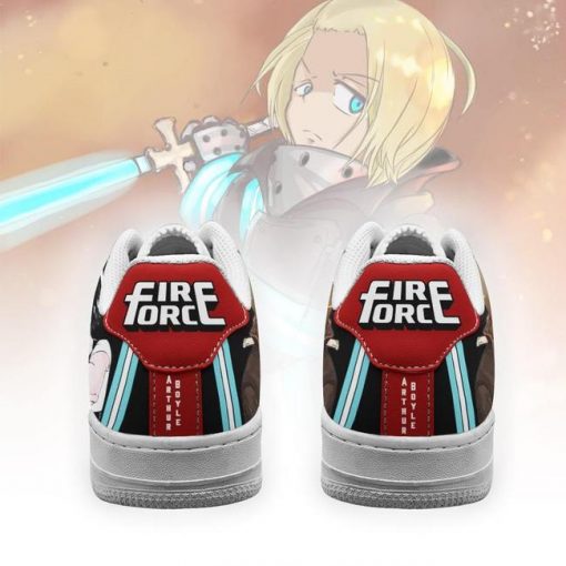 Fire Force Arthur Boyle Air Force Sneakers Costume Anime Shoes - 3 - GearAnime