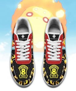 Fire Force Mera Mera Air Force Sneakers Costume Anime Shoes - 2 - GearAnime