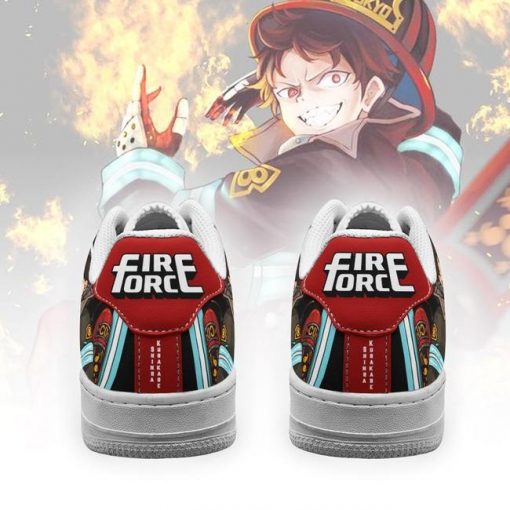 Fire Force Shinra Kusakabe Air Force Sneakers Costume Anime Shoes - 3 - GearAnime