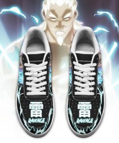 Fouth Raikage Air Force Sneakers Custom Naruto Anime Shoes Leather - 2 - GearAnime