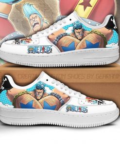 Franky Air Force Sneakers Custom One Piece Anime Shoes Fan PT04 - 1 - GearAnime