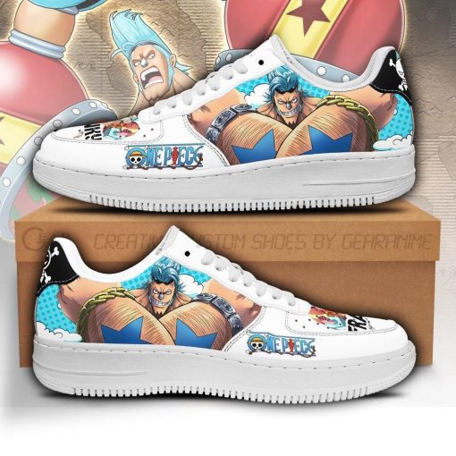 Franky Air Force Sneakers Custom One Piece Anime Shoes Fan PT04 - 1 - GearAnime