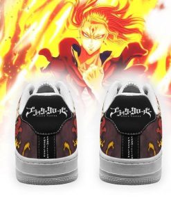 Fuegoleon Vermillion Air Force Sneakers Crimson Lion Knight Black Clover Anime Shoes - 3 - GearAnime