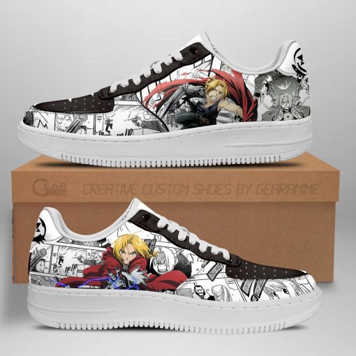 Fullmetal Alchemist Air Force Sneakers Anime Shoes Mixed Manga Style - 1 - GearAnime