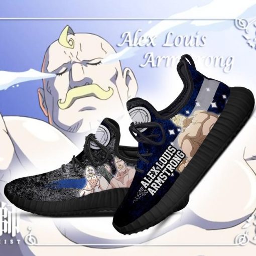 Fullmetal Alchemist Alex Louis Reze Shoes Character Anime Sneakers - 3 - GearAnime