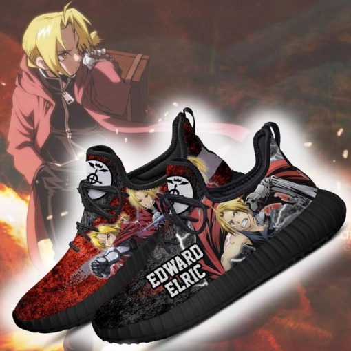 Fullmetal Alchemist Edward Elric Reze Shoes Character Anime Sneakers - 2 - GearAnime