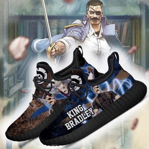 Fullmetal Alchemist King Bradley Reze Shoes Character Anime Sneakers - 2 - GearAnime