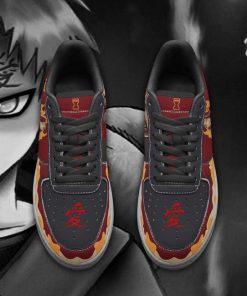 Gaara Air Force Sneakers Naruto Anime Shoes Custom - 2 - GearAnime
