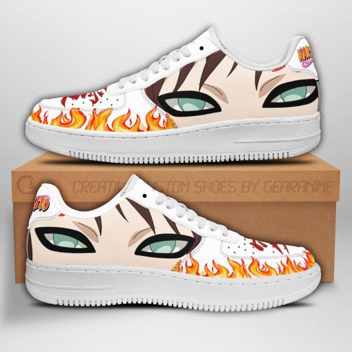 Gaara Eyes Air Force Sneakers Naruto Anime Shoes Fan Gift PT04 - 1 - GearAnime