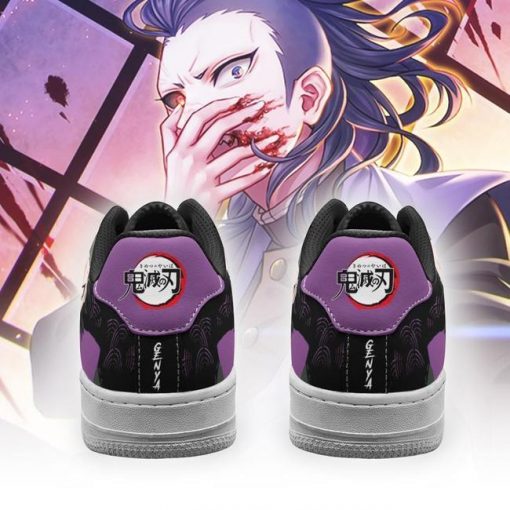 Genya Air Force Sneakers Custom Demon Slayer Anime Shoes Fan PT05 - 3 - GearAnime