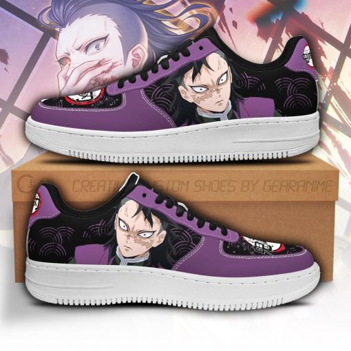 Genya Air Force Sneakers Custom Demon Slayer Anime Shoes Fan PT05 - 1 - GearAnime