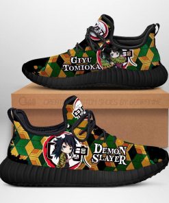 Giyu Tomioka Reze Shoes Demon Slayer Anime Sneakers Fan Gift Idea - 1 - GearAnime
