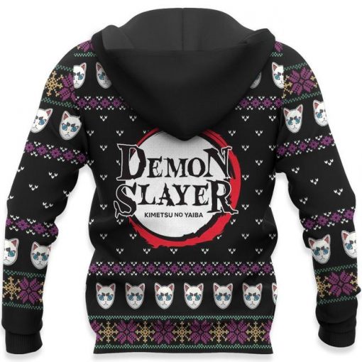 Giyu Tomioka Ugly Christmas Sweater Demon Slayer Anime Xmas Gift Custom Clothes - 6 - GearAnime