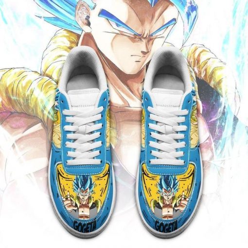Gogeta Air Force Sneakers Custom Dragon Ball Anime Shoes Fan Gift PT05 - 2 - GearAnime