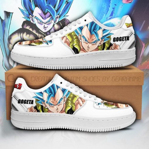 Gogeta Air Force Sneakers Custom Dragon Ball Z Anime Shoes Fan PT04 - 1 - GearAnime