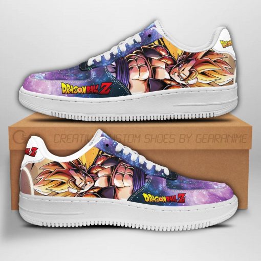 Gogeta Air Force Sneakers Dragon Ball Z Anime Shoes Fan Gift PT04 - 1 - GearAnime