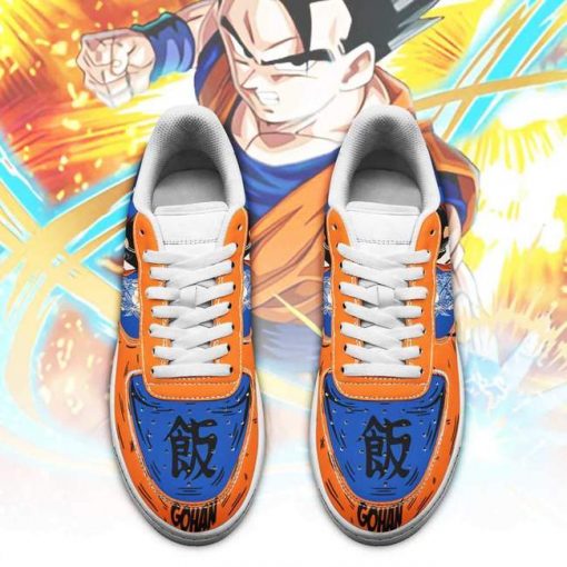 Gohan Air Force Sneakers Custom Dragon Ball Anime Shoes Fan Gift PT05 - 2 - GearAnime