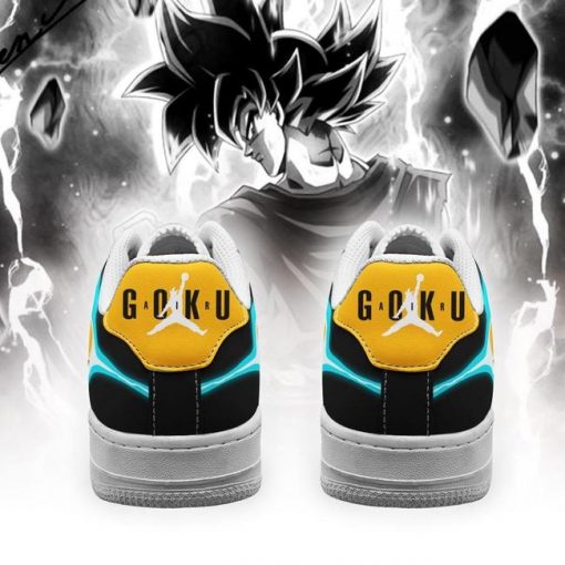 Goku Air Force Sneakers Dragon Ball Anime Shoes Custom Power - 3 - GearAnime