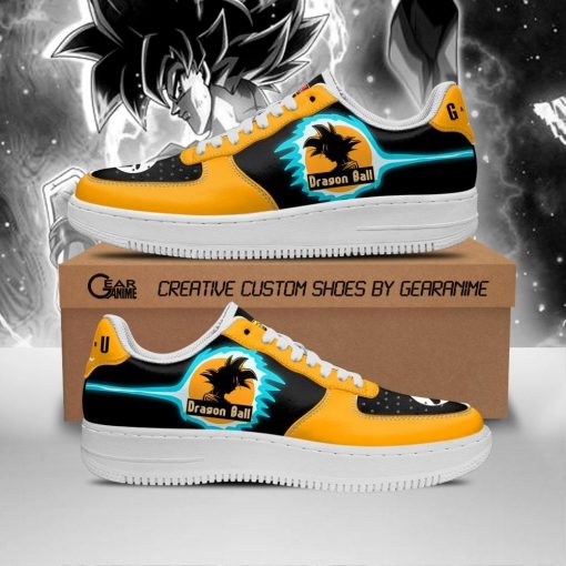 Goku Air Force Sneakers Dragon Ball Anime Shoes Custom Power - 1 - GearAnime