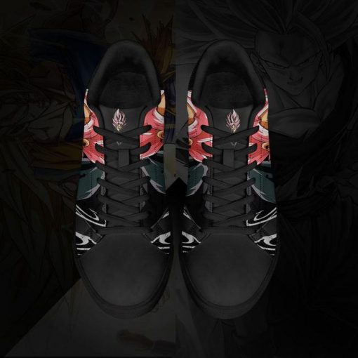 Goku Black Rose Skate Shoes Dragon Ball Anime Custom Shoes PN09 - 2 - GearAnime