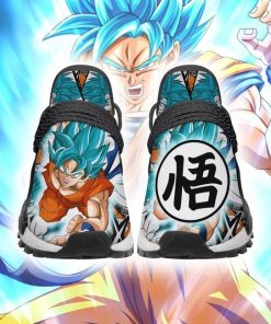 Goku Blue NMD Shoes Symbol Dragon Ball Z Anime Sneakers - 2 - GearAnime