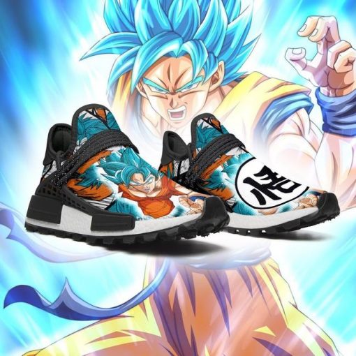 Goku Blue NMD Shoes Symbol Dragon Ball Z Anime Sneakers - 3 - GearAnime