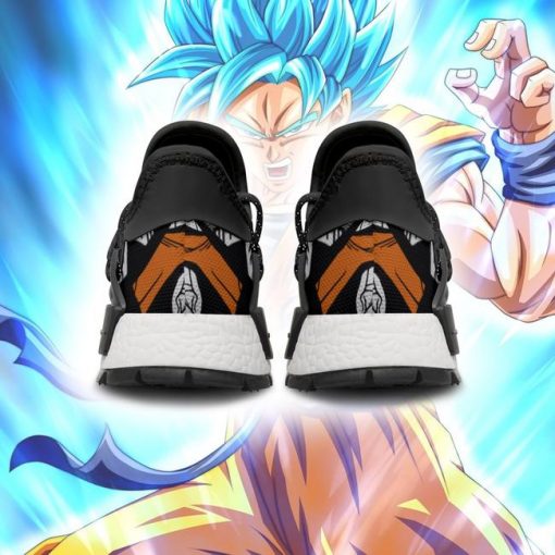 Goku Blue NMD Shoes Symbol Dragon Ball Z Anime Sneakers - 4 - GearAnime