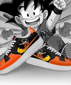 Goku Chico Air Force Sneakers Dragon Ball Anime Custom Shoes - 2 - GearAnime