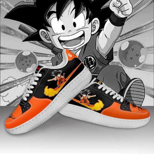 Goku Chico Air Force Sneakers Dragon Ball Anime Custom Shoes - 2 - GearAnime